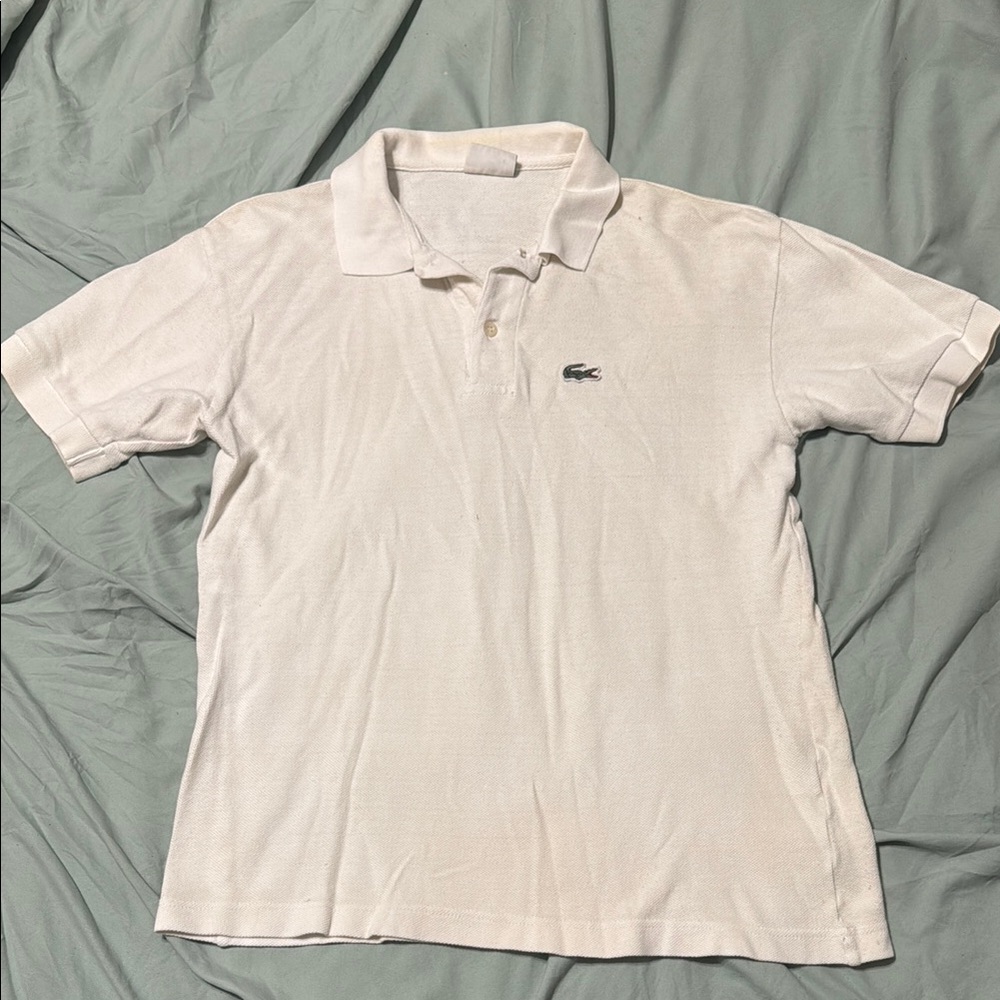 Lacoste Men's Ivory Polo Shirt